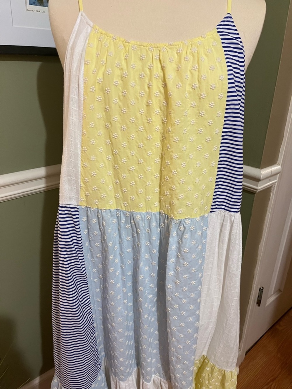 FRNCH Sacha Patchwork Maxi Dress - Picture 5 of 7